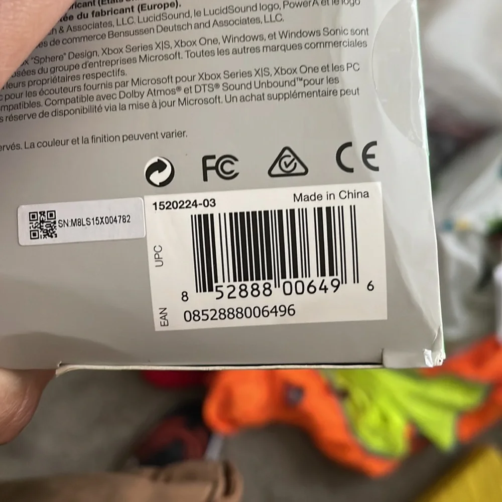 Brand new never used Lucidsound LS15X Xbox head set